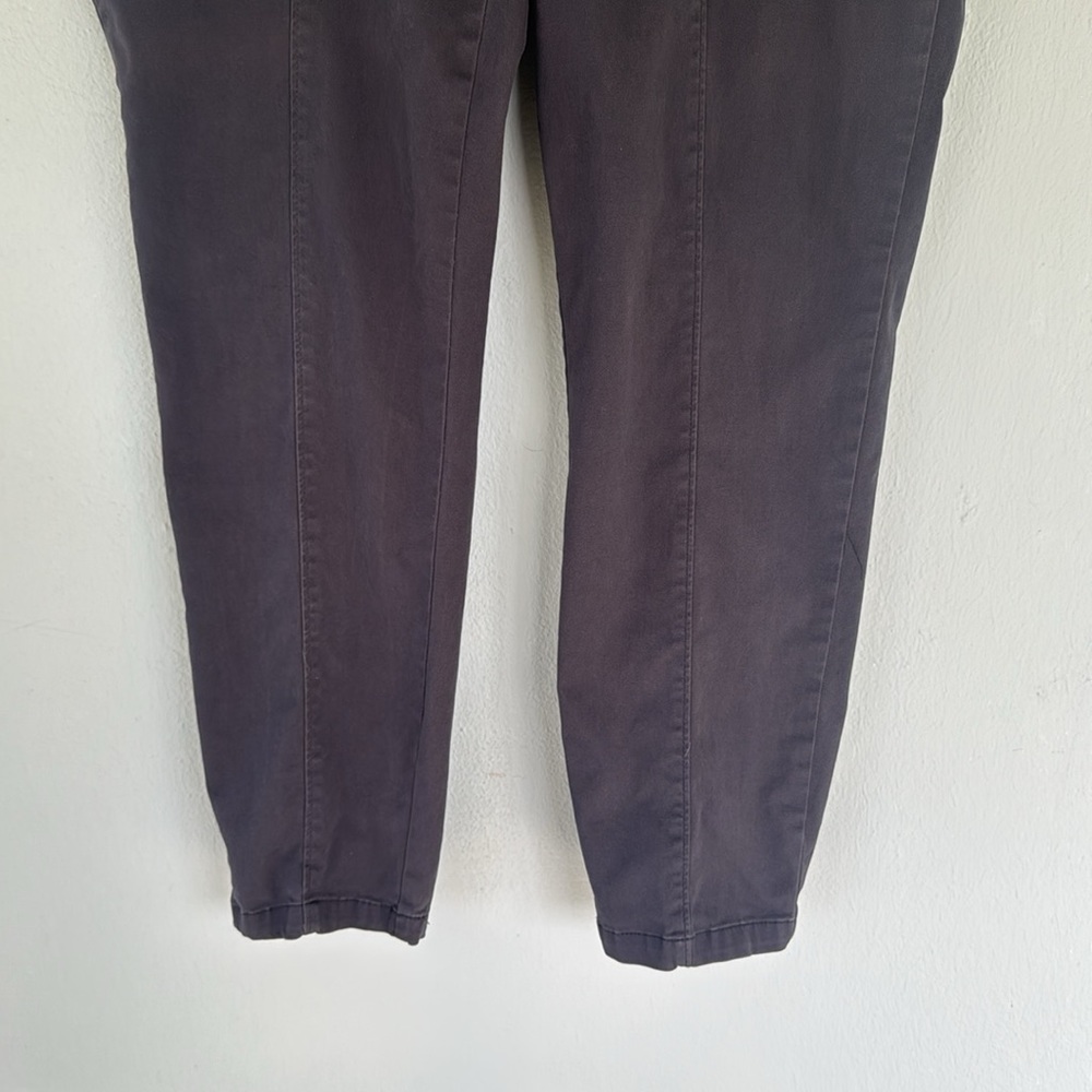 LOFT gray high rise cotton stretch skinny ankle pants size 16 - Picture 4 of 12